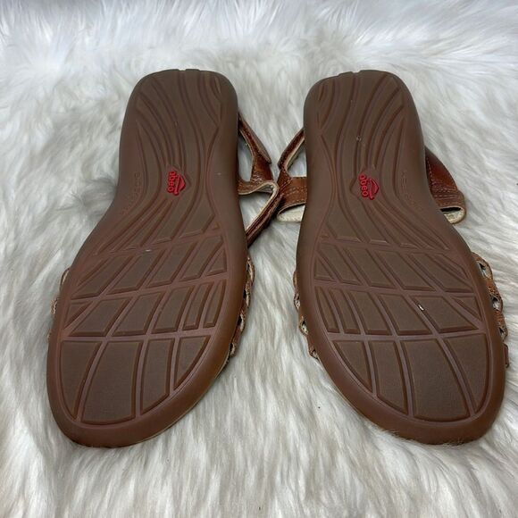 Abel Brynn Tan Leather Metatarsal Sandals Sz 8.5 NARROW WIDTH - Picture 6 of 6